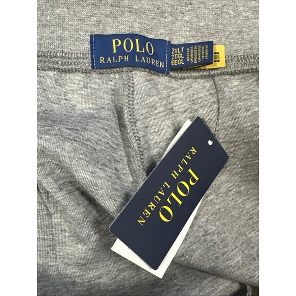Polo Ralph Lauren Double Knit Track Pants Men’s 2XLT Gray Side Stripe Joggers - Picture 10 of 13